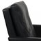 PK-31/1 Lounge Chair in Black Leather by Poul Kjærholm, 1980s, Image 6