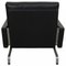 Sillón Pk-31 tapizado de cuero anilina negro de Poul Kjærholm, años 70, Imagen 3