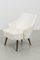 Vintage White Cocktail Armchair, Image 2
