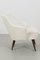 Vintage White Cocktail Armchair, Image 3