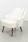 Vintage White Cocktail Armchair 1