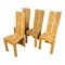Dining Chairs in Elm from Maison Regain, Set of 4 1