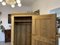 Biedermeier Farmhouse Cabinet or Wardrobe in Natural Wood 13