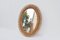 Espejo oval de bambú, años 60, Imagen 5