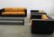 Black Sarantoga Living Room Set by Massimo & Lella Vignelli for Poltronova, 1960s, Set of 5 3