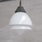 Large Antique French Opaline Glass Pendant Lights, 1920s, Set of 3, Image 5