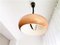 Space Age Italian Coral Acrylic Pull Down Retractable Hanging Lamp in the style of Guzzini, 1970s 3