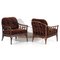 Vintage Bamboo Rattan Armchairs, 1970s, Set of 4, Image 5