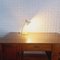 Lámpara de mesa Flexo dorada, años 70, Imagen 16