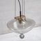 Smoked Glass and Brass Pendant Light from Raak, 1970s 6
