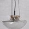 Smoked Glass and Brass Pendant Light from Raak, 1970s 4