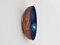 Blue, Red and Yellow Enameled Copper Mirror by Paolo De Poli, Italy, 1956, Image 4