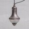 Antique Etched Glass Pendant Lights, 1920s, Set of 3 1