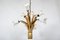 Large Italian Hollywood Regency Tulipani Chandelier in Murano Glass & Gilt Metal from Banci Firenze, 1970s, Image 2