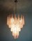 Vintage Italian Murano Chandelier with 52 Pink Glass Petals, 1990 10