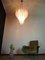 Vintage Italian Murano Chandelier with 52 Pink Glass Petals, 1990 9