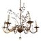 Large Gilt Metal Chandelier in the style of Baguès, 1960s, Image 3