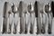 Antique Louis XVI Silver-Plated Wiskemann Cutlery Flatware Set, 1920, Set of 36 6