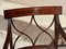 English Sheraton Style Dining Chairs in Mahogany, 1980s, Set of 6 7