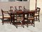 English Sheraton Style Dining Chairs in Mahogany, 1980s, Set of 6 10