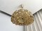 Chandelier in Gold-Plated Brass & Crystal from Palwa, 1970s 8