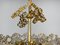 Chandelier in Gold-Plated Brass & Crystal from Palwa, 1970s, Image 16