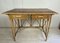French Bamboo and Pencil Reed Writing Desk, 1950s 1