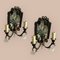 Bronze Mirror Sconces, 1940s, Set of 2 10