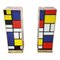 Glass Columns, 1980s, Set of 2 1