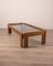 Mesa de madera y vidrio de Tobia & Afra Scarpa, años 70, Imagen 3