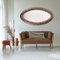 Roseto Gold Amethyst Oval Mirror by Fratelli Tosi 2