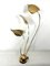 Italian Brass 3-Arm Floor Lamp by Tommaso Barbi, 1970s 6