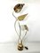 Italian Brass 3-Arm Floor Lamp by Tommaso Barbi, 1970s 1