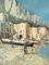 Artista di scuola napoletana, Marina, inizio XIX secolo, Olio su tela, Con cornice, Immagine 2