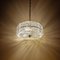 Crystal Ice Cream Pendant Lamp from Tyringe Konsthantverk, 1960s 9