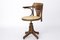 Bentwood Swivel Chair with Viennese Braiding from Thonet, Image 5
