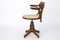 Bentwood Swivel Chair with Viennese Braiding from Thonet 4