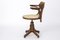 Bentwood Swivel Chair with Viennese Braiding from Thonet, Image 4