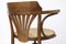 Bentwood Swivel Chair with Viennese Braiding from Thonet, Image 8