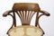 Sedia girevole in legno curvato con intreccio viennese di Thonet, Immagine 6