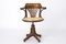 Bentwood Swivel Chair with Viennese Braiding from Thonet 1