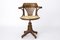 Bentwood Swivel Chair with Viennese Braiding from Thonet, Image 1