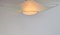 Lampada da soffitto Vibea Quadra in vetro ghiaccio e ottone, anni '70, Immagine 17