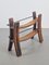 Oak Brutalist Wooden Wine Rack, 1960s, Image 10