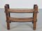 Oak Brutalist Wooden Wine Rack, 1960s, Image 7