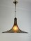 Mid-Century Italian Ceiling Light in Acrylic Glass & Brass, 1960s 3