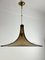 Mid-Century Italian Ceiling Light in Acrylic Glass & Brass, 1960s 8