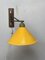 Verstellbare niederländische Mid-Century Wandlampe aus Teak, Metall & Messing, 1960er 15