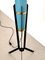 Lámpara de pie Rocket italiana Mid-Century de vidrio y latón, años 70, Imagen 3
