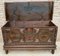 Antique Spanish Baroque Walnut Trunk with Carved Frame, 1890s 13